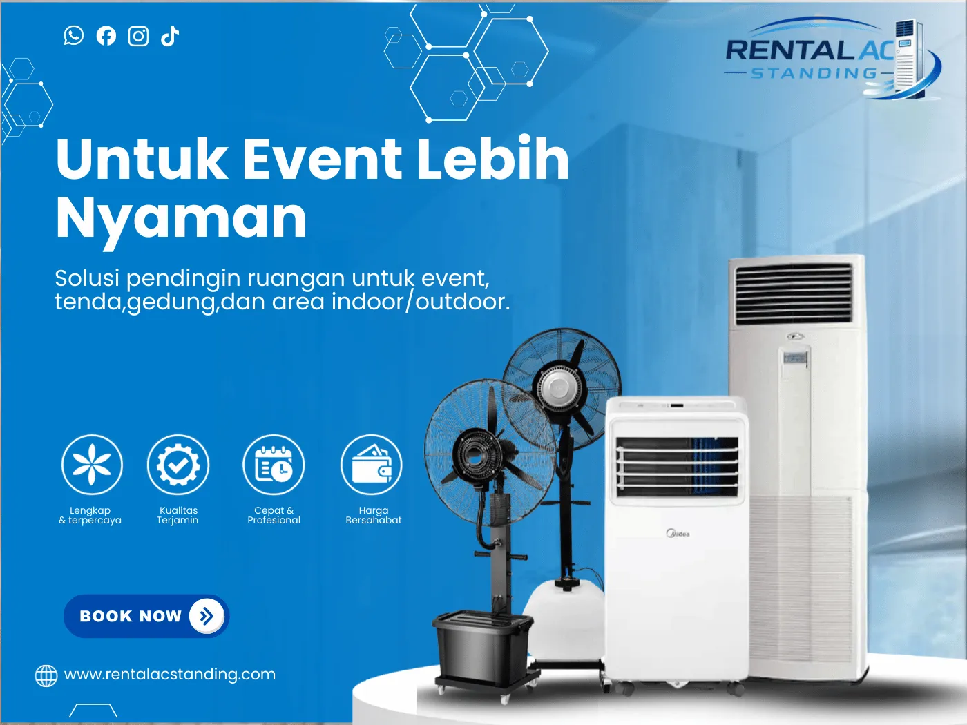 Sewa AC Standing – Solusi Pendingin Profesional Event Untuk Harian/Bulanan